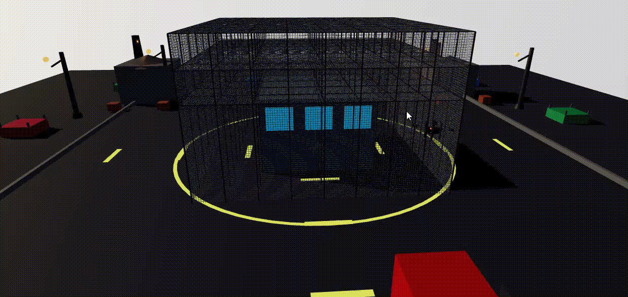 3D визуализация защитной конструкции