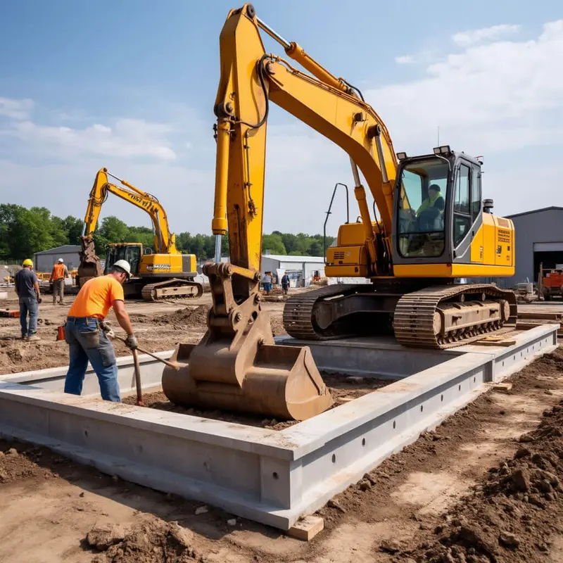 Ремонт фундамента технологического оборудования